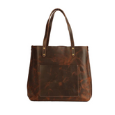 Oh so Minimalist Leather Tote bag