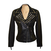 Aliesha's Biker Style Jacket With Studs