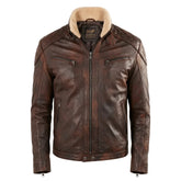 Desert leather jacket