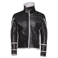 Harry's Sherpa Leather jacket with double collar