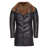 Real Shearling Coat inspired by Ryan Gosling's Blade Runner 2049 Trench Coat