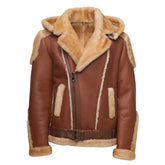 Alek's Shearling Leather Biker Jacket