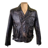 Arnold Schwarzenegger Terminator 2 Distressed Leather Biker Jacket
