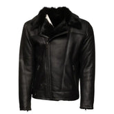 Carter's Toscana Shearling Leather Biker Jacket