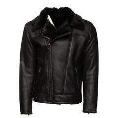 Carter's Toscana Shearling Leather Biker Jacket