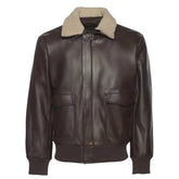 Henri Brown A2 bomber jacket