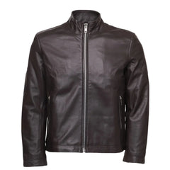 Henry Mateo Dark Brown leather jacket