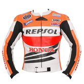 Honda Repsol Armored Leather Motorcycle Jacket