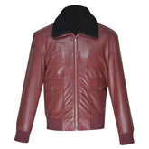 Justin's Burgundy A2 Bomber jacket