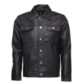 Mason Trucker Leather Jacket