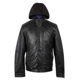 Men's Turku Black Leather Jacket