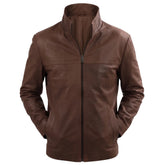 Brown Suede Leather jacket