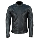 Miles Road Raptor Black Leather Motorcycle Jacket