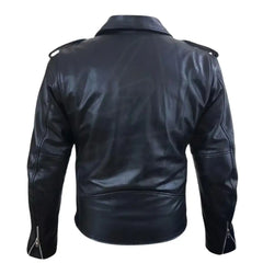 Perfect Biker Style Heavy Leather Jacket