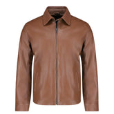 Pierre Brown Leather Jacket