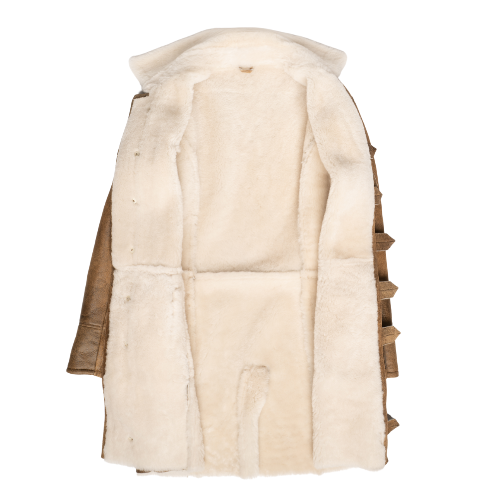 Real shearling coat inspired by Bane in dark knight