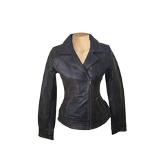 Heidi's Distressed Leather Jacket