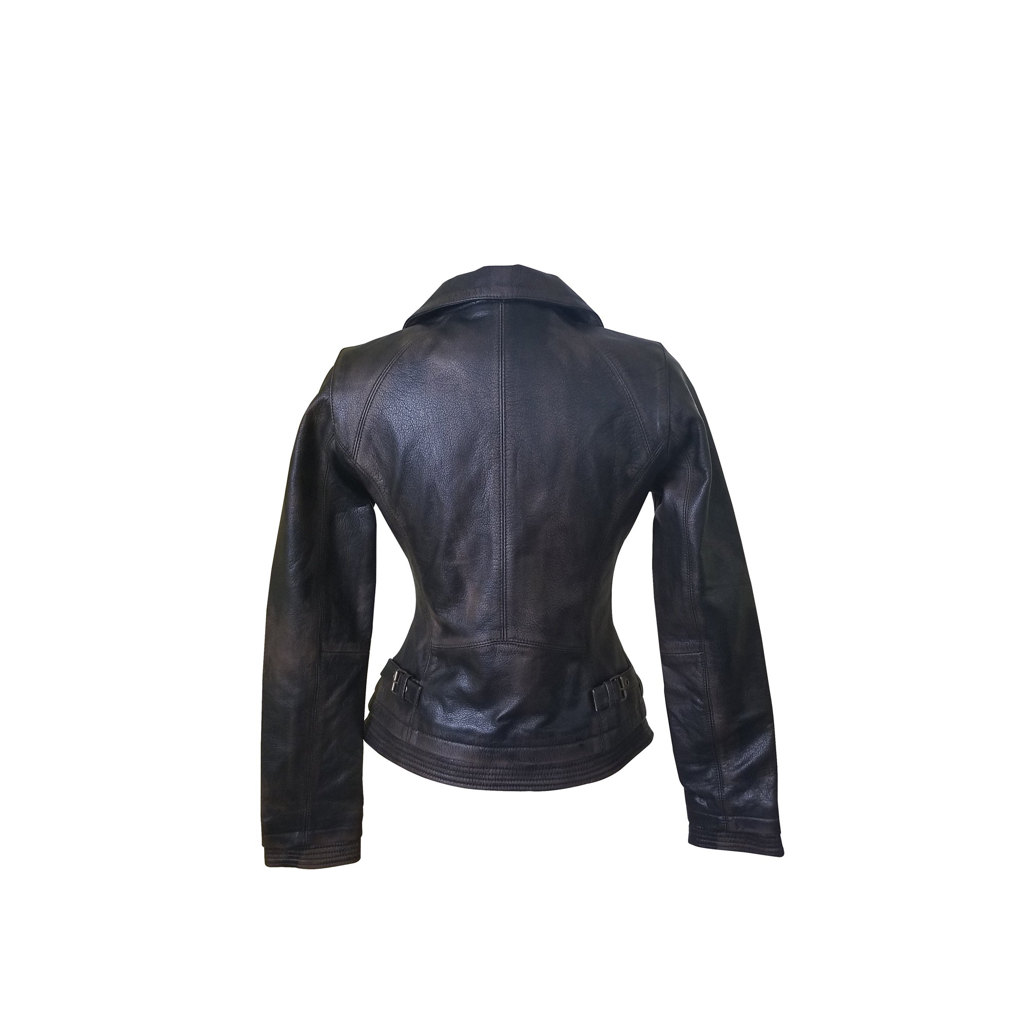 Heidi's Distressed Leather Jacket