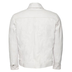 Pierre White leather jacket