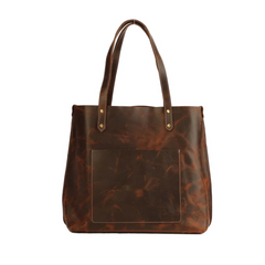 Oh so Minimalist Leather Tote bag