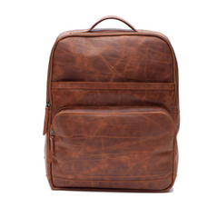 Burch's Vintage Brown Laptop Backpack