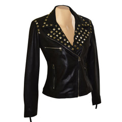 Aliesha's Biker Style Jacket With Studs