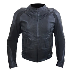 Airflow 2.0 Black Armored Leather Motorcycle Jacket