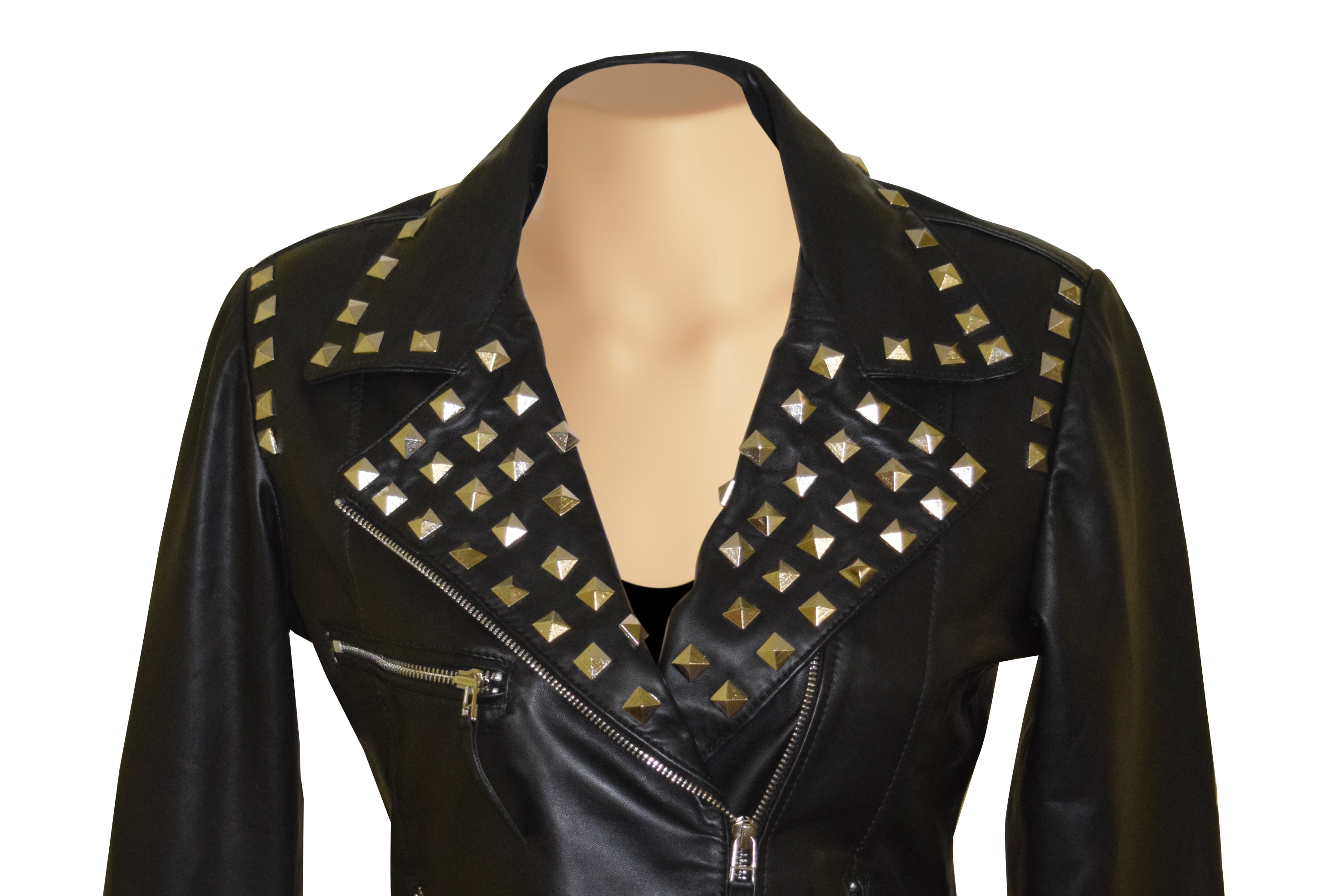 Aliesha's Biker Style Jacket With Studs