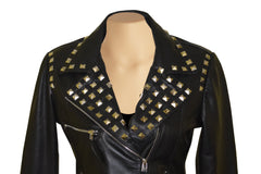Aliesha's Biker Style Jacket With Studs
