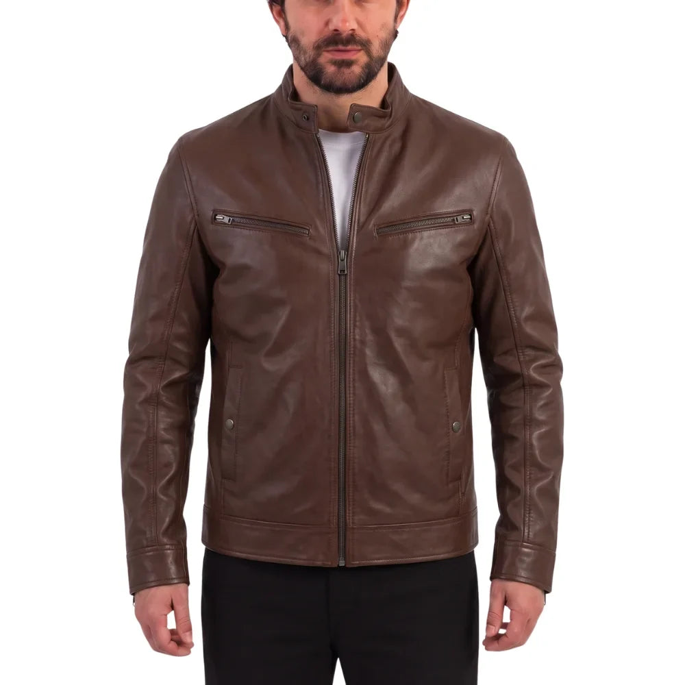 Declan Brown Café Racer leather jacket