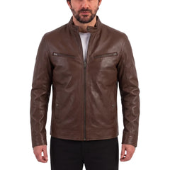 Declan Brown Café Racer leather jacket