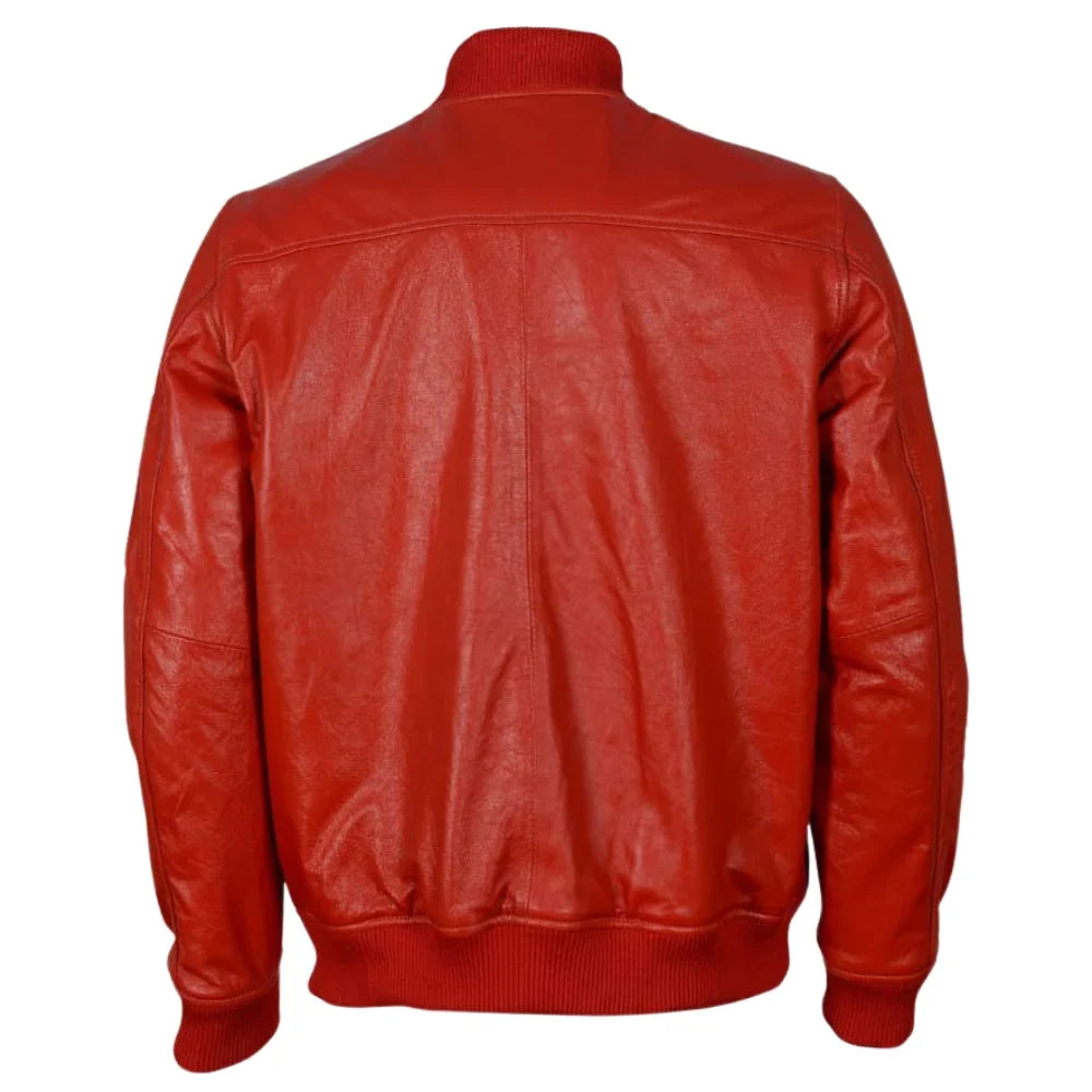 Brooks Red MA1 Bomber Jacket