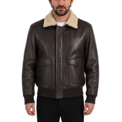 Henri Brown A2 bomber jacket