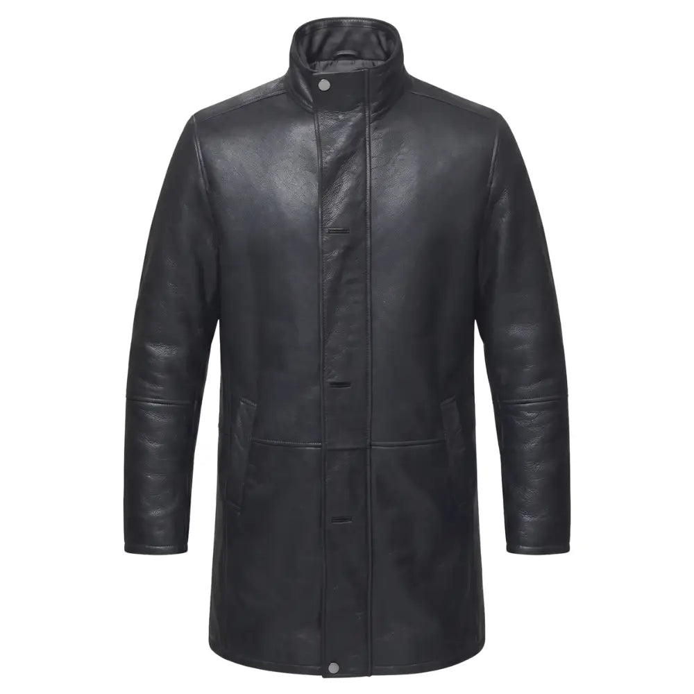 Ralph's Black shearling Long coat