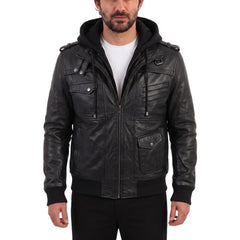 Daniel Clark - Iron Hawk Hooded Bomber Jacket