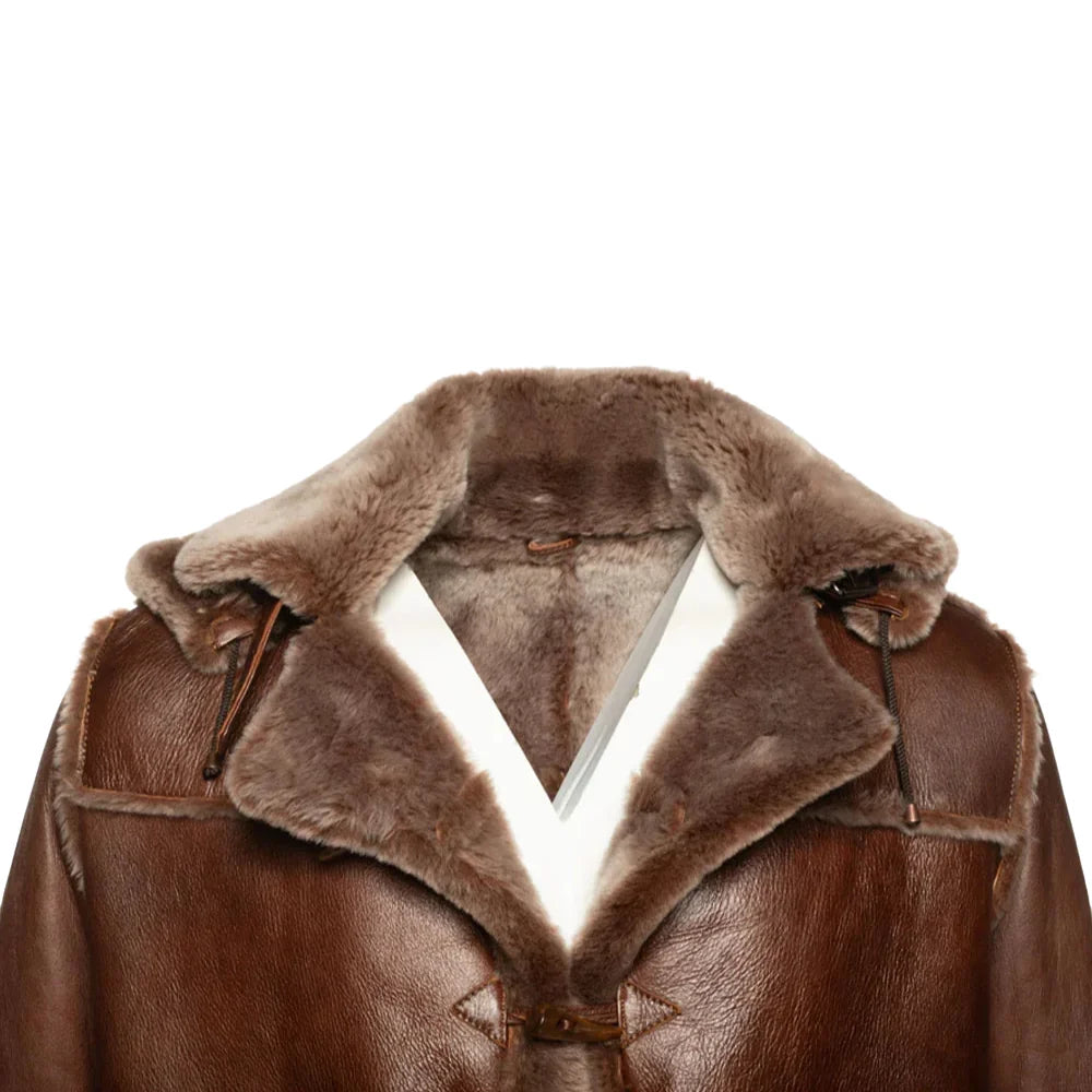Eamon Brown duffle shearling jacket
