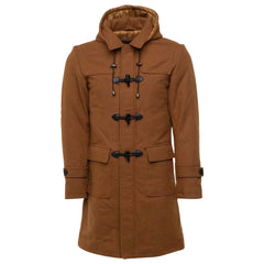 Clifford's brown 3/4 length wool coat