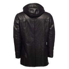 Jackson's hooded shearling coat