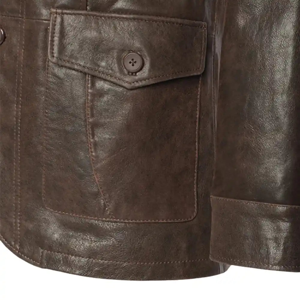 Jules Vintage Copper Safari coat blazer