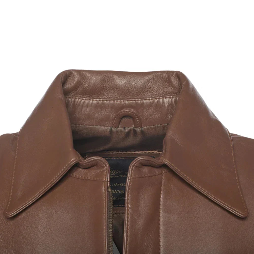 Raphael Brown Bomber jacket