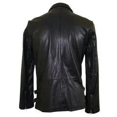 Jonas Car Coat style Leather jacket