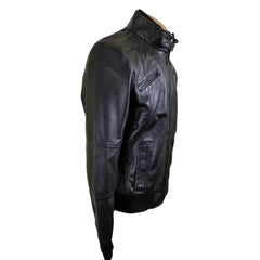 Greig's bomber style jacket with ribbed collar and cuffs