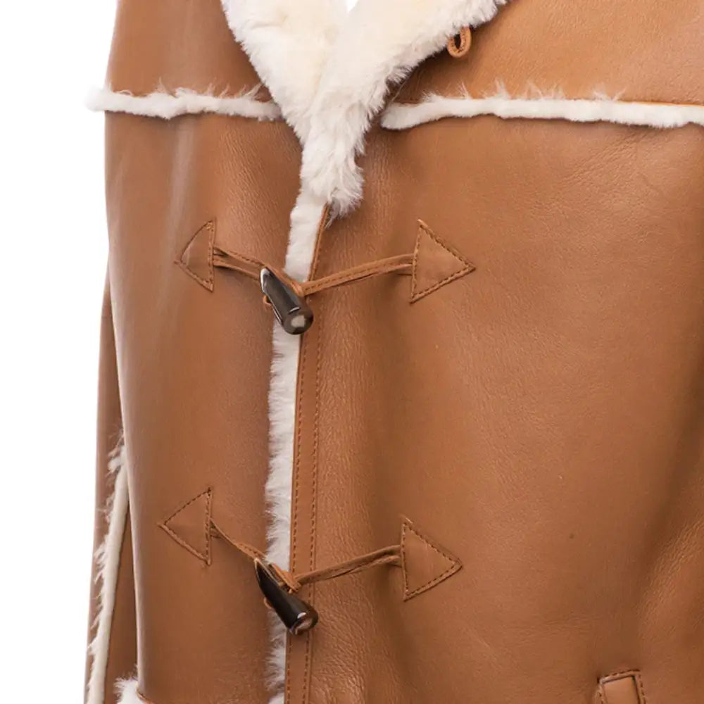 Ace Western Long Shearling Coat