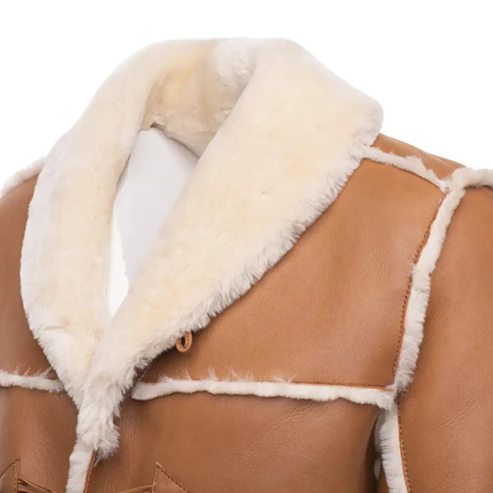 Ace Western Long Shearling Coat