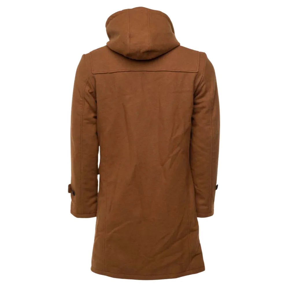 Clifford's brown 3/4 length wool coat