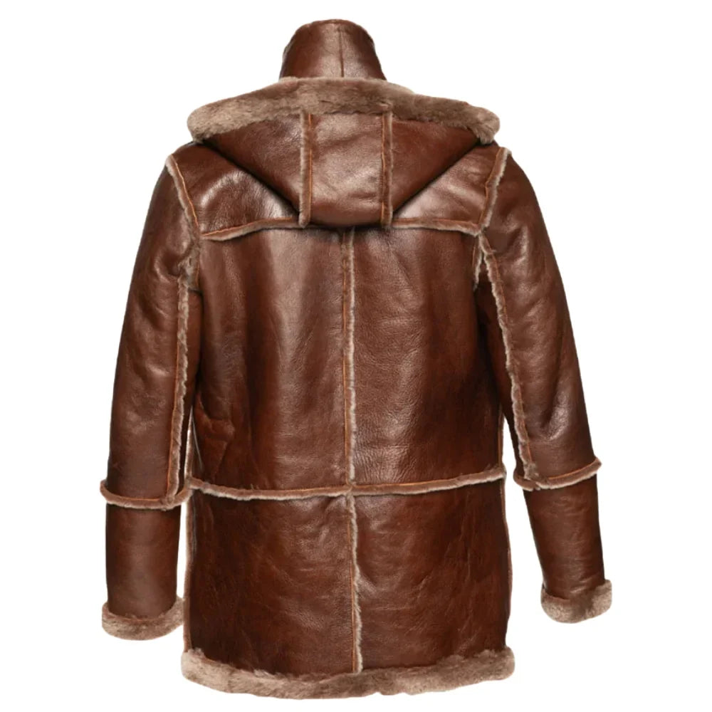 Eamon Brown duffle shearling jacket