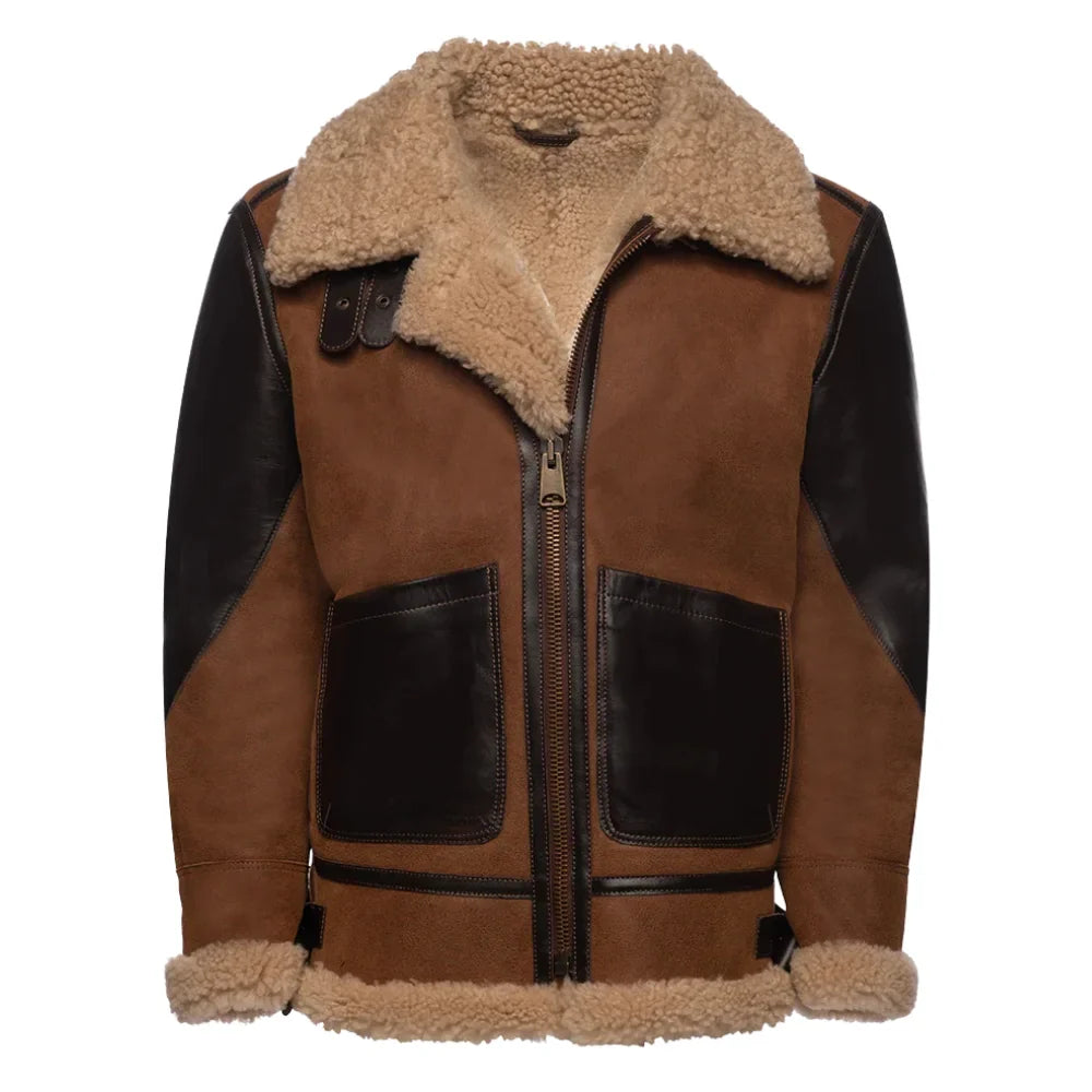 Juke's Bomber Aviator shearling jacket