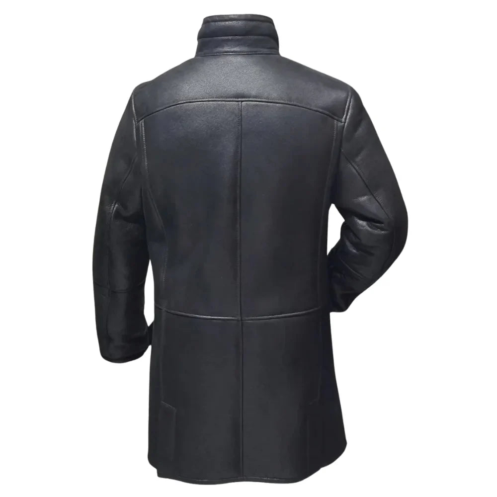 Ralph's Black shearling Long coat