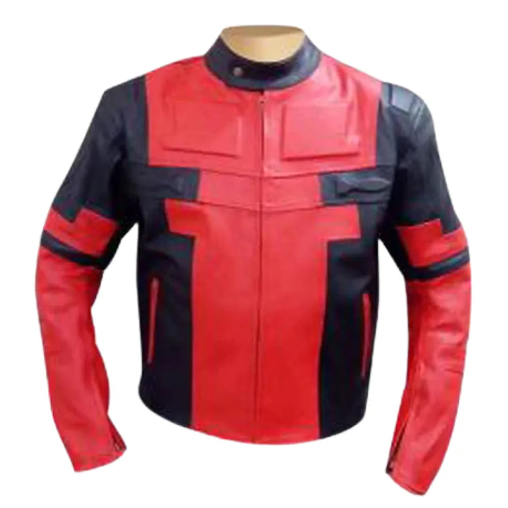 Deadpool Red and Black Cosplay Jacket