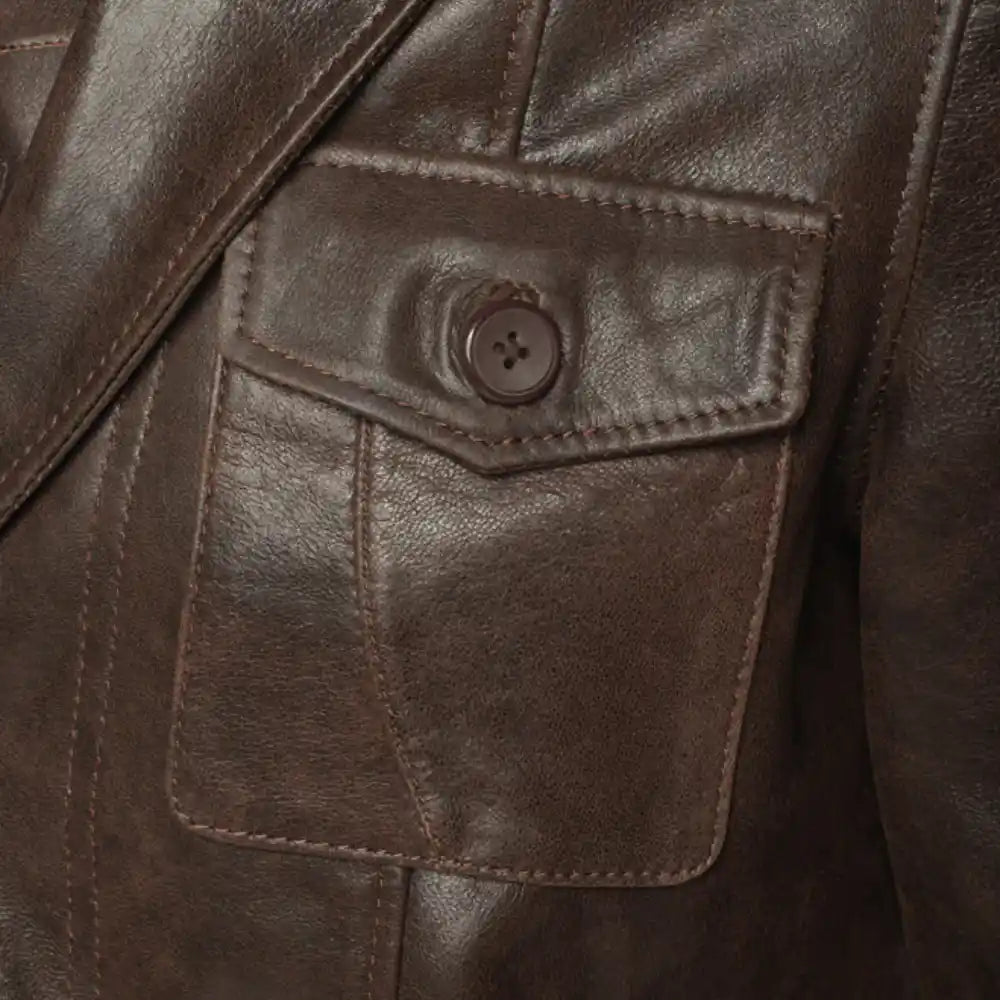 Jules Vintage Copper Safari coat blazer